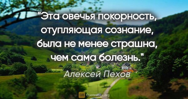 Алексей Пехов цитата: "Эта овечья покорность, отупляющая сознание, была не менее..."