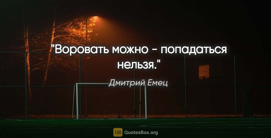 Дмитрий Емец цитата: "Воровать можно - попадаться нельзя."