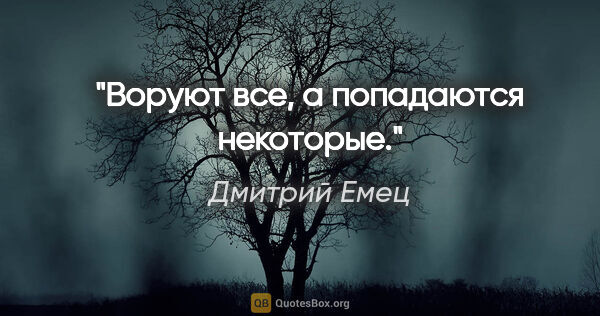 Дмитрий Емец цитата: "Воруют все, а попадаются некоторые."