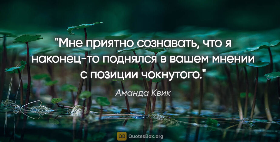 Аманда Квик цитата: "Мне приятно сознавать, что я наконец-то поднялся в вашем..."