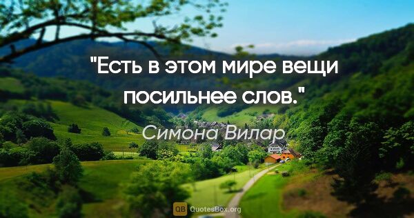 Симона Вилар цитата: "Есть в этом мире вещи посильнее слов."